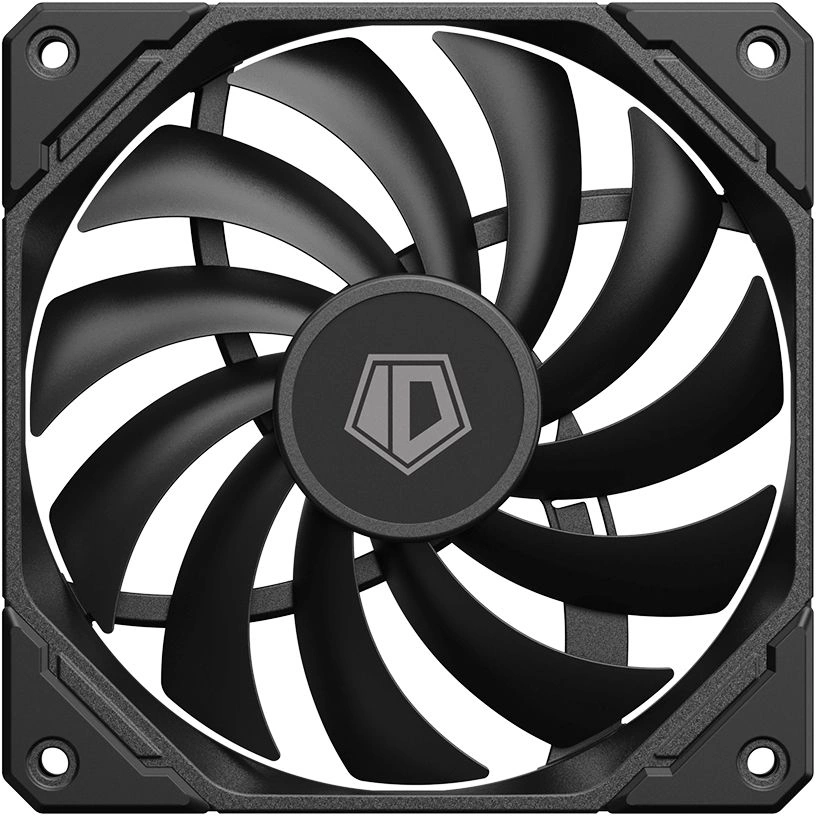 Case Fan ID-Cooling TF-12015-K {120x120mm 3pin 1250rpm Black}