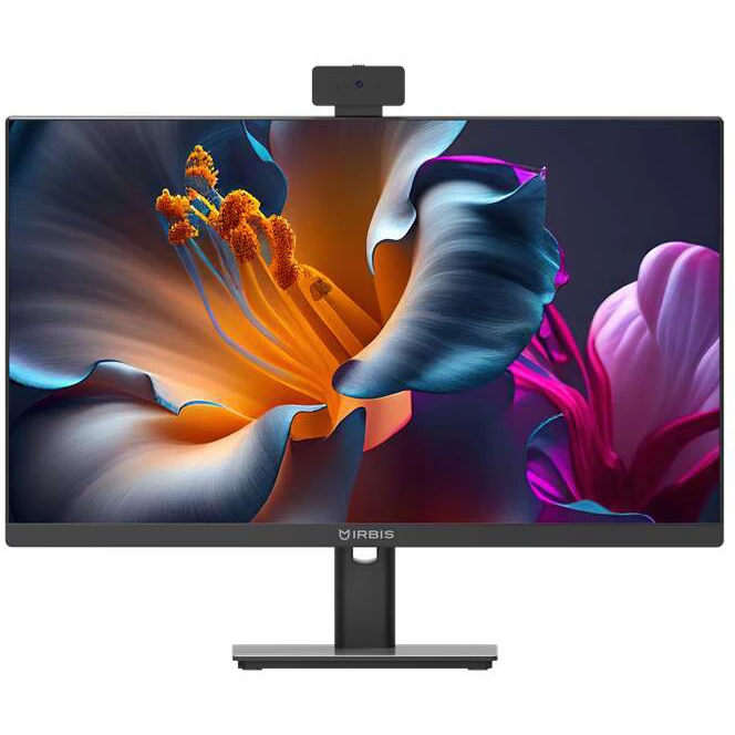 Моноблок IRBIS Groovy AIO 24, 23.8“(N100,8GB/ 256GB,IPS,16:9,1920x1080x100Hz,1000:1,250Cd/ m2,5ms,HDMI(out),VGA,USB-C,2*USB2.0,4*USB3.0,RJ45,WebC 5MP,WIFI6,BT5.0,Tilt,Spk2*3W,keyb+mouse,WinPro (24N100M282C)