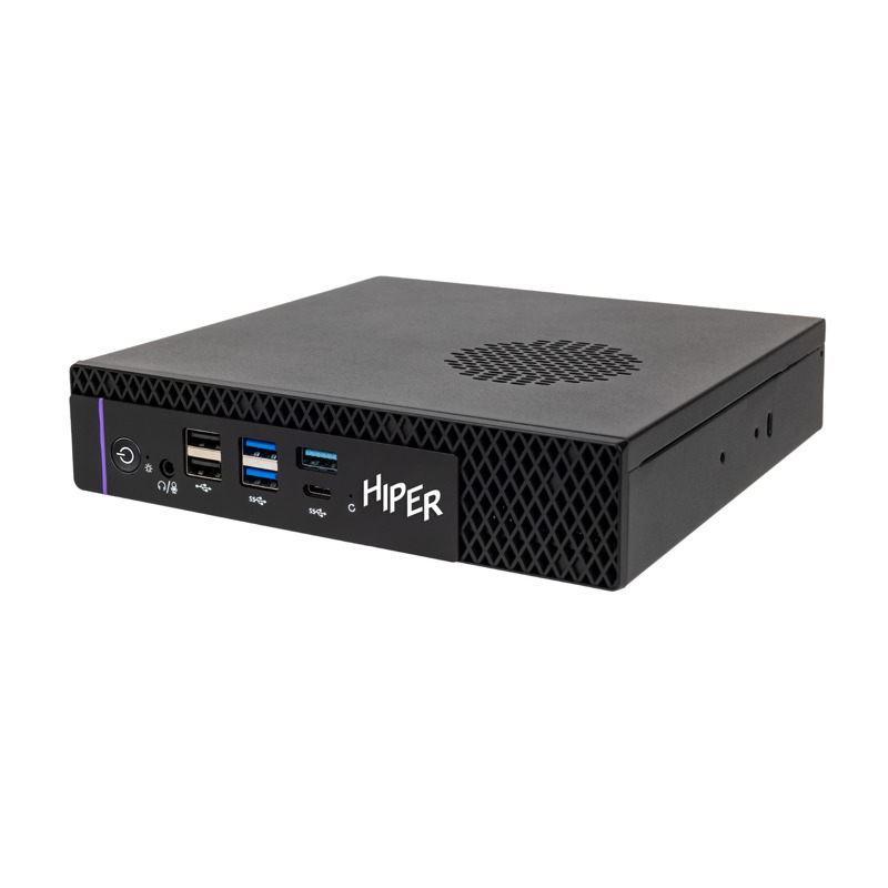 Мини ПК/ HIPER FACTUM FT20 Intel Core i5 13400/ 16ГБ / 512ГБ NVMe/ Intel UHD Graphics 730/ Gigabit Ethernet/ Wi-Fi 6 - Realtek RTL8852B/ Bluetooth 5.2/ Чёрный/ БП 150Вт / Win 11 Pro (FT20-I5134R16N5R6BWP)