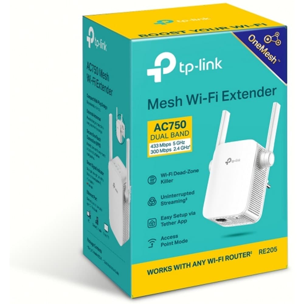 Картинка Репитер TP-Link RE205 (RE205) 