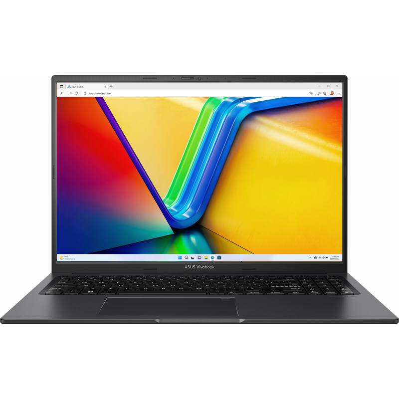 Ноутбук ASUS VivoBook 16X M3604YA-MB106 16"(1920x1200 (матовый) IPS)/ AMD Ryzen 7 7730U/ 16Gb/ 512Gb SSD/ noDVD/ BT/ WiFi/ 42WHr/ 1.76kg/ Indie Black/ DOS (90NB11A1-M00440)