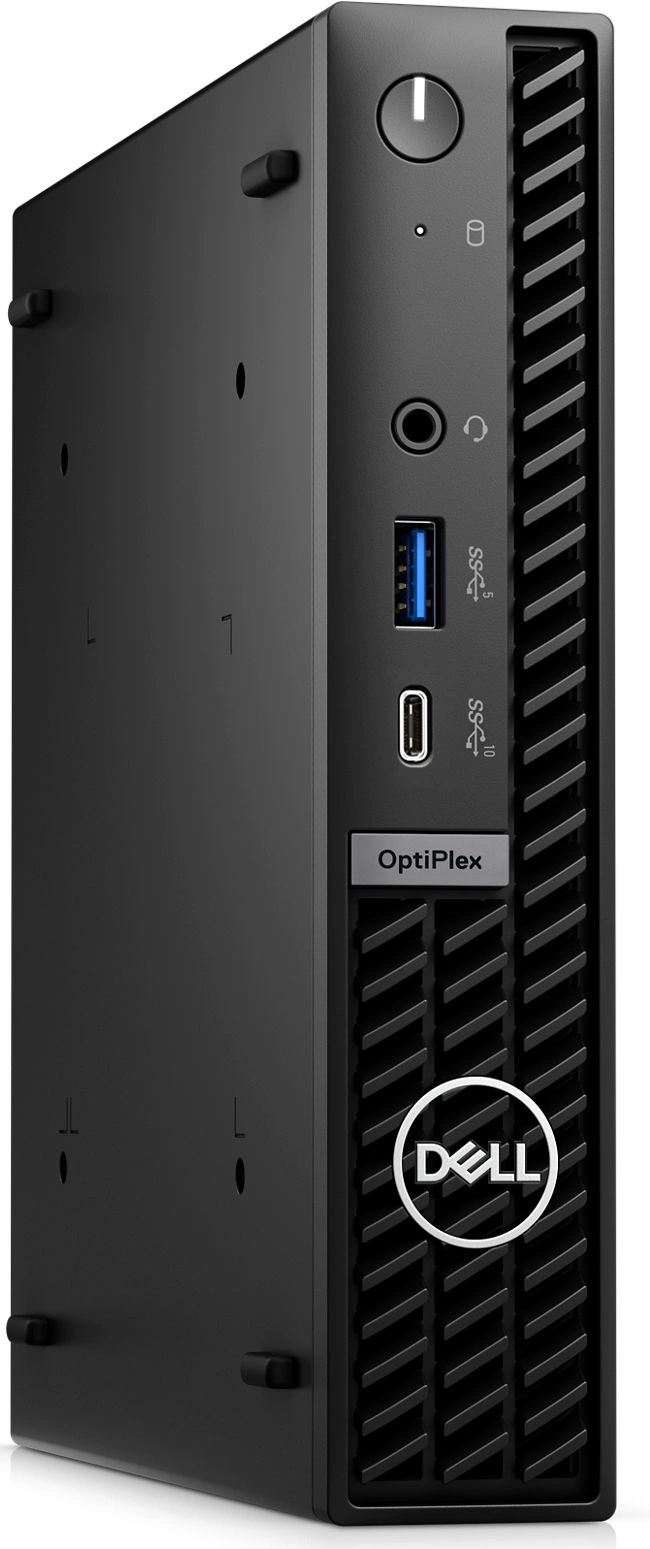 Неттоп Dell Optiplex 7020 Micro i3 14100T (2.7) 8Gb SSD512Gb UHDG 730 Linux Ubuntu GbitEth WiFi BT 90W мышь клавиатура черный (7020-3850)