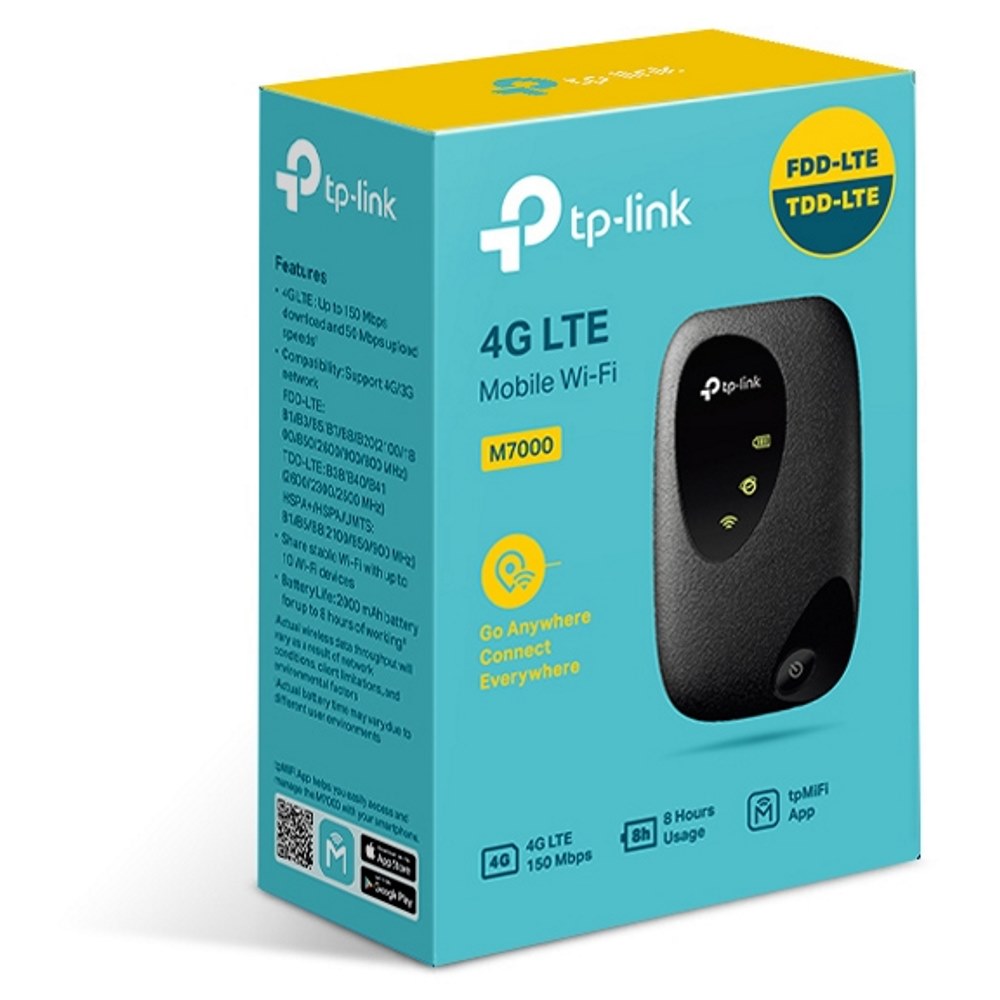 Картинка Портативный роутер TP-Link M7000 (M7000) 