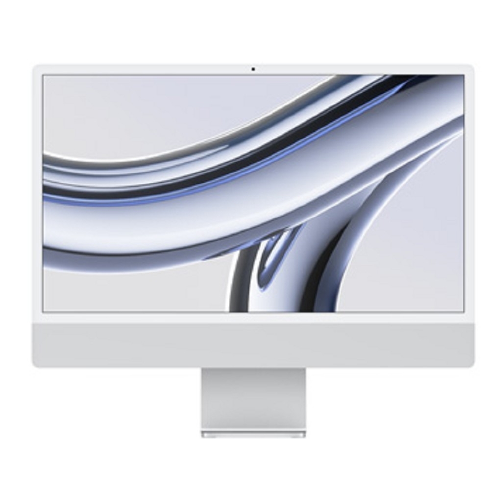 Apple iMac 24 2023 [Z19E0001L] (КЛАВ.РУС.ГРАВ.) Silver 24" Retina 4.5K {Apple M3 8C CPU 10C GPU/ 16GB/ 1TB SSD/ Ethernet/ без переходника на EU арт.11007065}