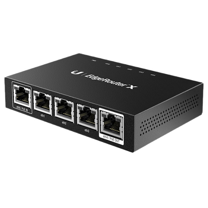 Картинка Маршрутизатор Ubiquiti EdgeRouter X ER-X-EU (ER-X-EU) 