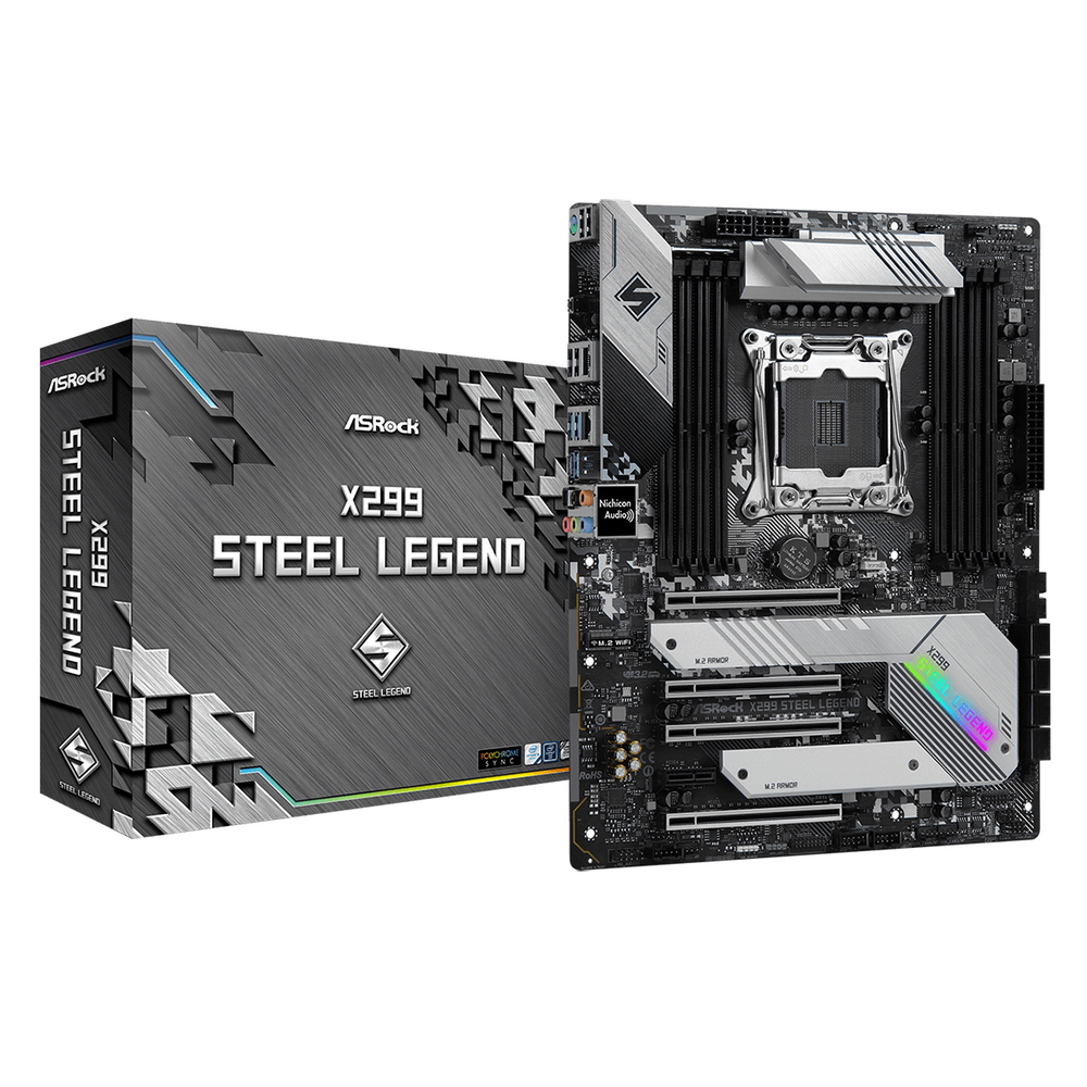 Asrock X299 STEEL LEGEND {LGA 2066, Intel X299, ATX} BOX