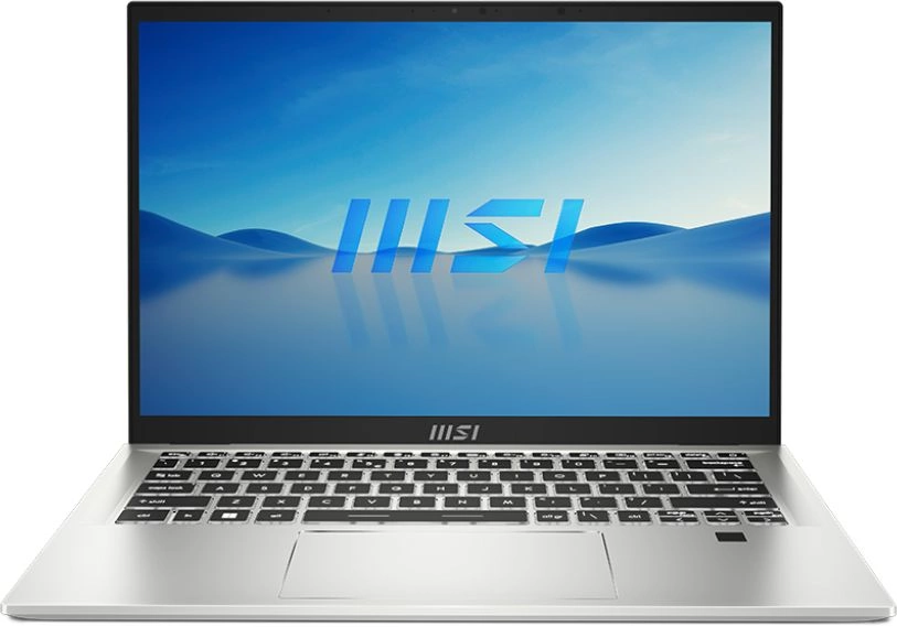 Ноутбук MSI Prestige 14H B12UCX-608US Core i5 12500H 16Gb SSD512Gb RTX 2050 4Gb 14" IPS FHD+ (1920x1200) Windows 11 Home Multi Language silver WiFi BT Cam (9S7-14F122-608)