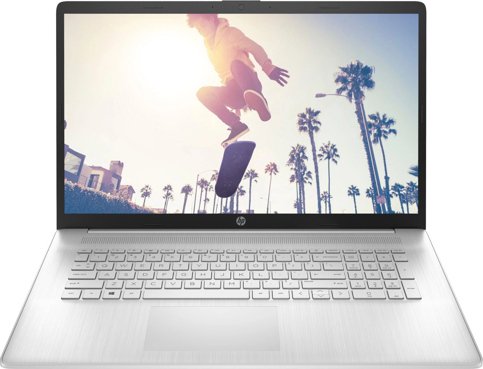 Ноутбук HP 17-cn4014ci Core 3 100U 8Gb 512Gb SSD 17.3" IPS FHD (1920x1080) DOS silver WiFi BT (A1AF8EA)