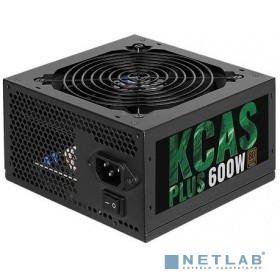 Aerocool 600W RTL KCAS-600 PLUS { 80+ bronze (24+4+4pin) APFC 120mm fan 7xSATA RTL}