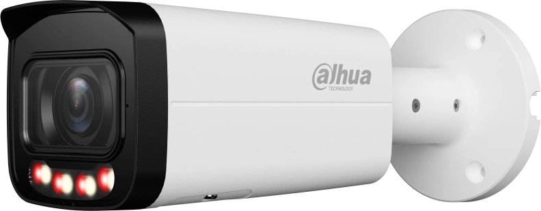 DAHUA DH-IPC-HFW2849TP-ZAS-IL Уличная цилиндрическая IP-видеокамера SmartDualLight 8Мп, 1/ 2.7” CMOS, моторизованный объектив 2.7~13.5мм, видеоаналитика, микрофон, ИК 60м, LED 60м, IP67, IK10