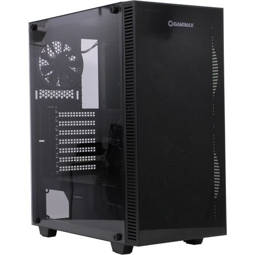 GameMax Корпус Draco XD MFG. A363-TA (ATX,Зак.стекл, USB 3.0, 4*120мм вент.+ ARGB контроллер,без БП) (DRACO XD A363)