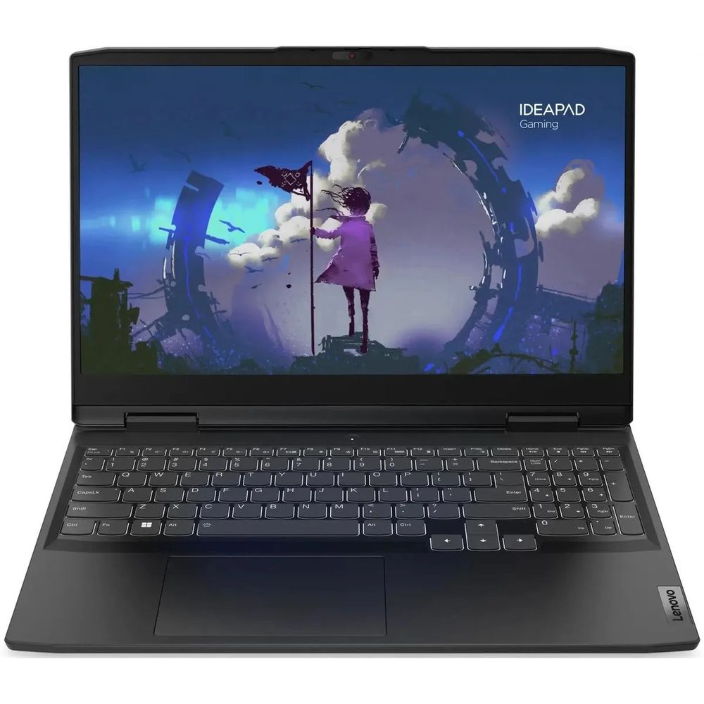 Ноутбук Lenovo Ideapad Gaming 3 15IAH7 Core i5-12450H/ 8GB/ SSD512GB/ 15.6"/ RTX 3050 4GB/ IPS/ FHD/ 120hz/ Free DOS/ Onyx Grey (82S900KWRK) (82S900KWRK||BP)