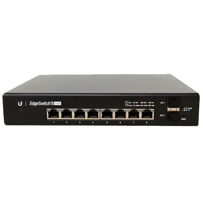 Картинка Коммутатор Ubiquiti EdgeSwitch 8 (ES-8-150W) 