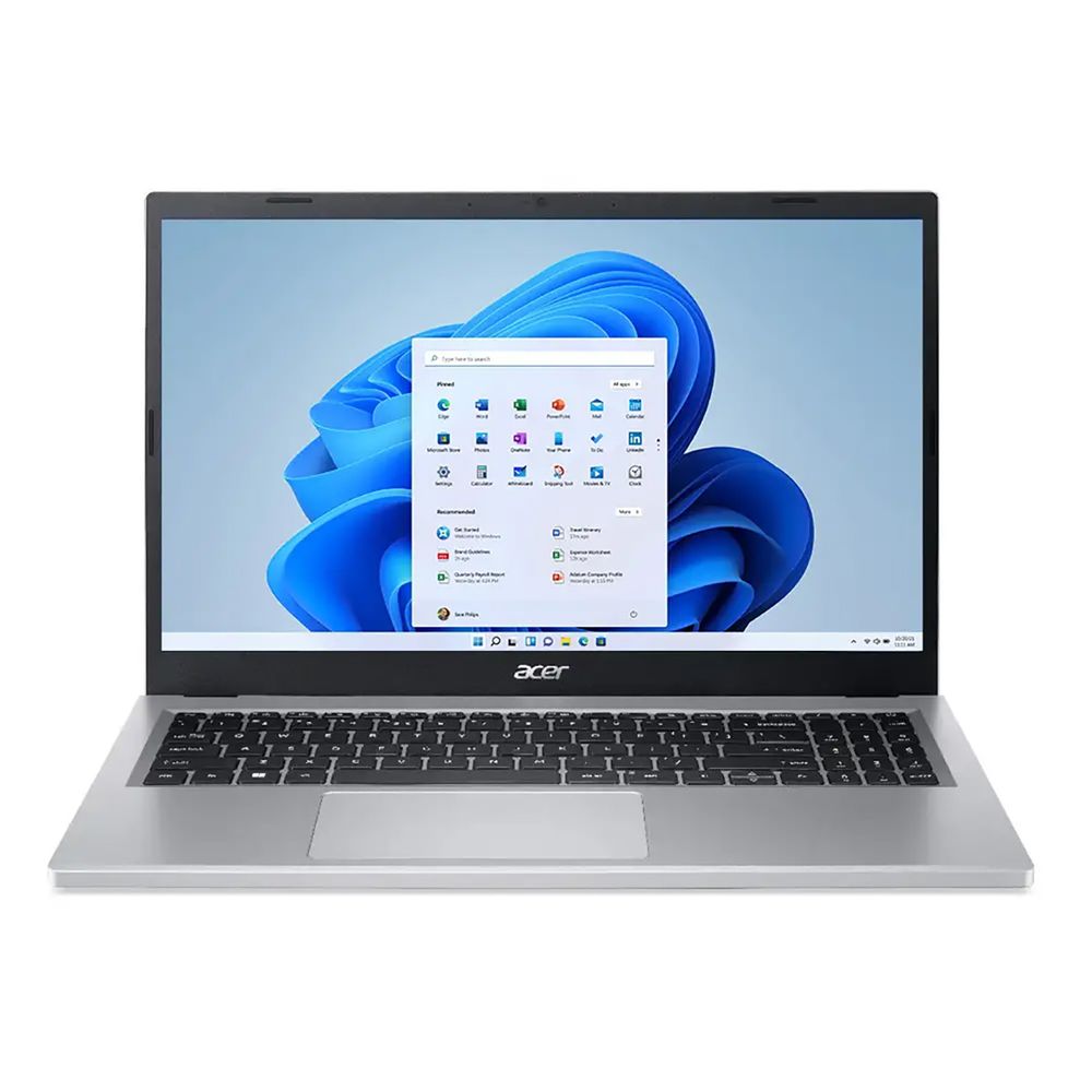 Ноутбук Acer Extensa 15EX215-33 Intel N100/ 8Gb/ SSD256Gb/ 15,6"/ FHD/ IPS/ noOS/ Silver (NX.EH6CD.009) (NX.EH6CD.009||BP)