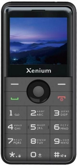 Мобильный телефон XENIUM X700 черный моноблок 1.77" 128x160 Nucleus 0.3Mpix GSM900/ 1800 MP3 (CTX700BK/00)
