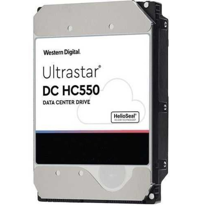 Жесткий диск Western Digital Ultrastar DC HC550 HDD 16TB 3.5" 7200rpm 512MB SATA 512E Helium (WUH721816ALE6L4 (0F38462))