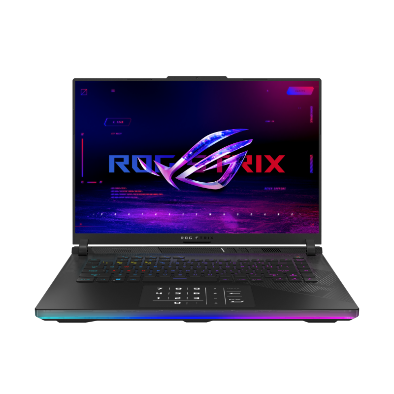 Ноутбук/ ASUS ROG Strix SCAR 16 G634JZR-RA100W 16"(2560x1600 miniLED (матовый, 240Hz, 3ms) )/ Intel Core i9 14900HX(2.39Ghz)/ 32768Mb/ 1024PCISSDGb/ noDVD/ Ext:nVidia GeForce RTX4080(12288Mb)/ Cam/ BT/ WiFi/ 9 (90NR0IC2-M004C0)