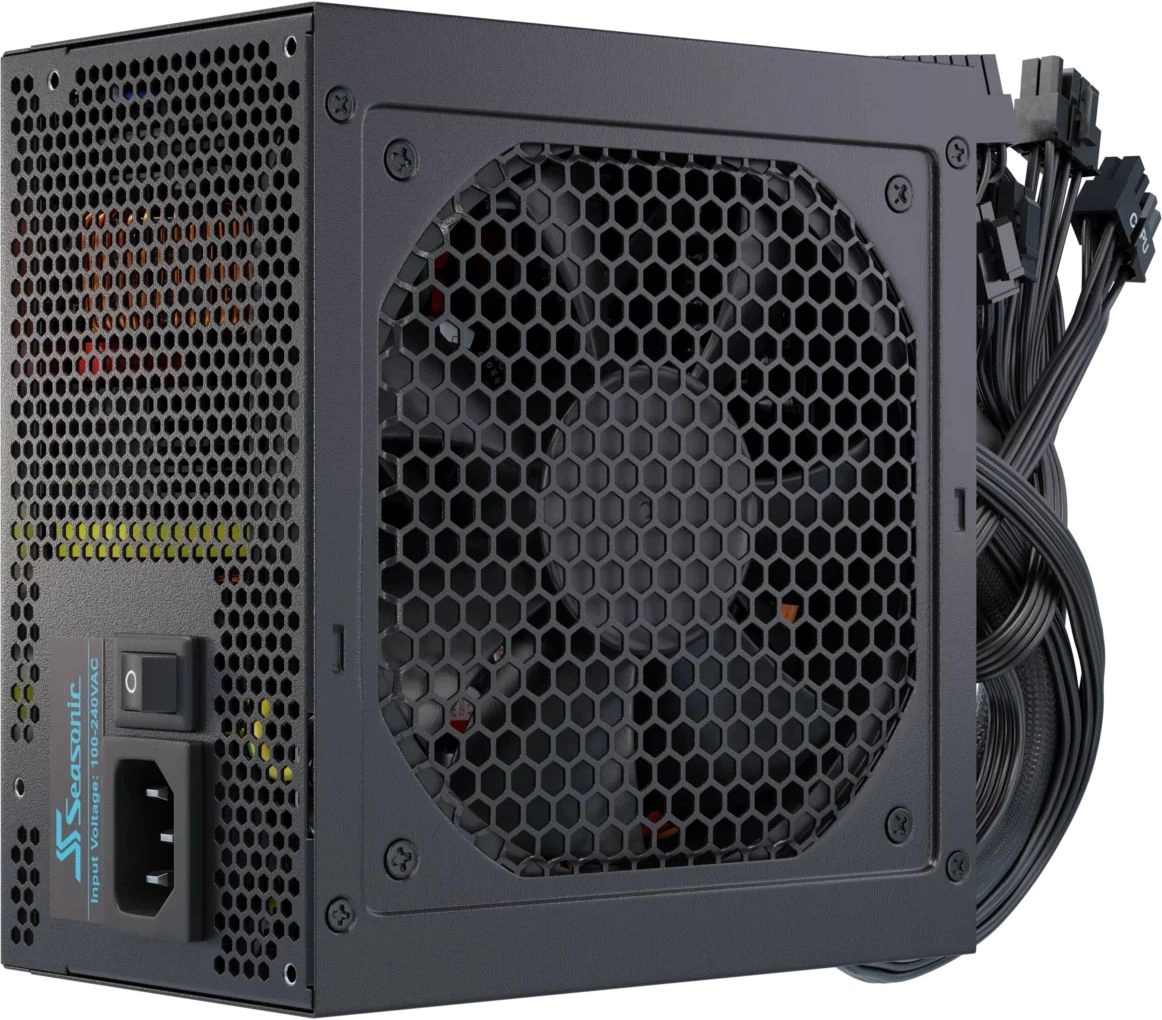 Блок питания Seasonic ATX 650W G12 GM-650 80+ gold (20+4pin) APFC 120mm fan 6xSATA RTL (G12 GM-650 SSR-650FM)