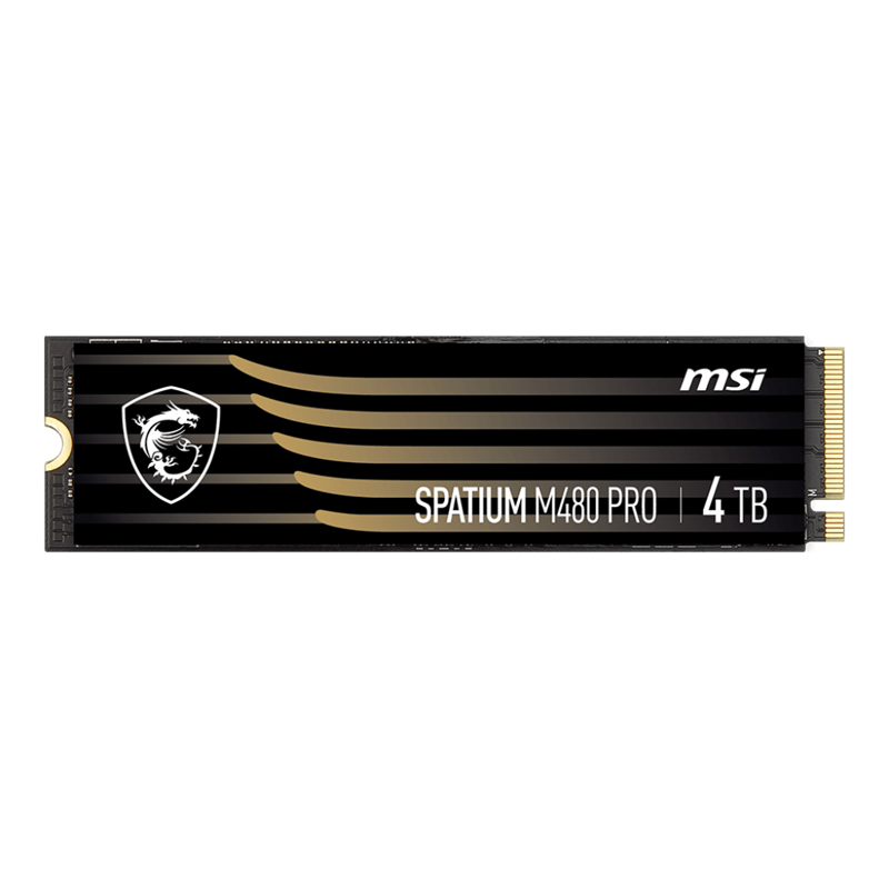 SSD жесткий диск PCIE 4.0 NVME M.2 4TB SPATIUM M480 PRO 4TB MSI (S78-440R050-P83)