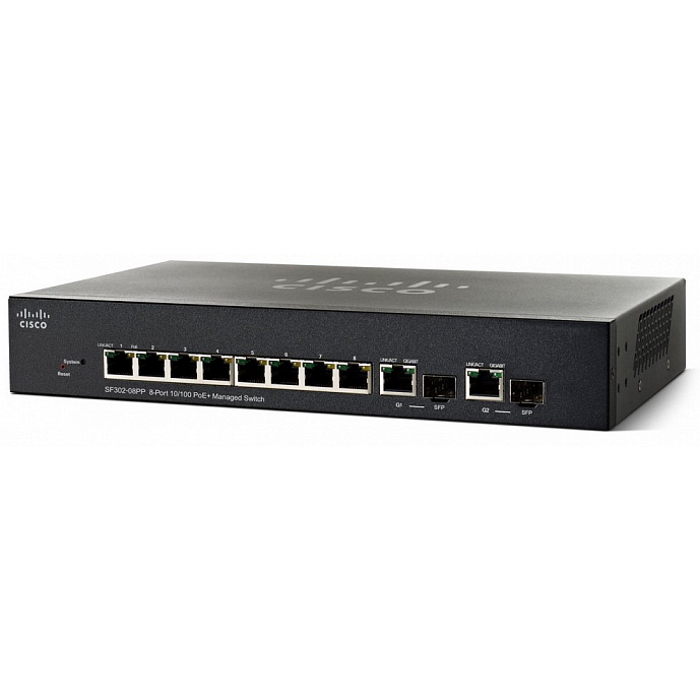 Картинка Коммутатор Cisco SF352-08P (SF352-08P-K9-EU) 