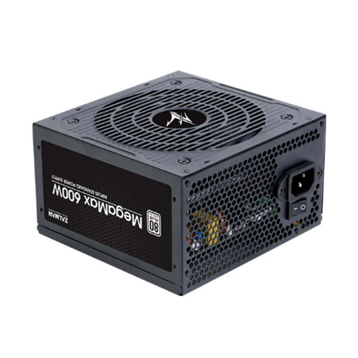 Блок питания Zalman ZM600-TXII, 600W, ATX12V v2.31, APFC, 12cm Fan, 80+ 230V EU, Retail