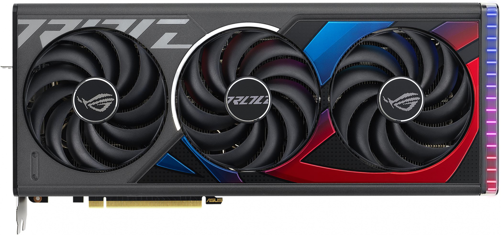 Видеокарта Asus PCI-E 4.0 ROG-STRIX-RTX4070TIS-O16G-GAMING NVIDIA GeForce RTX 4070TI Super 16Gb 256bit GDDR6X 2670/ 21000 HDMIx2 DPx3 HDCP Ret