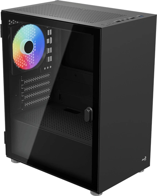 Корпус Aerocool CS-111 черный без БП mATX 5x120mm 2xUSB2.0 1xUSB3.0 audio