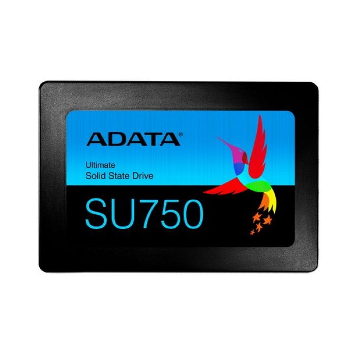 Твердотельный накопитель ADATA SU750 SSD 2.5" SATAIII 512GB 3D TLC 550/520MB/s IOPS 65K/75K MTBF 2M 7mm (ASU750SS-512GT-C)