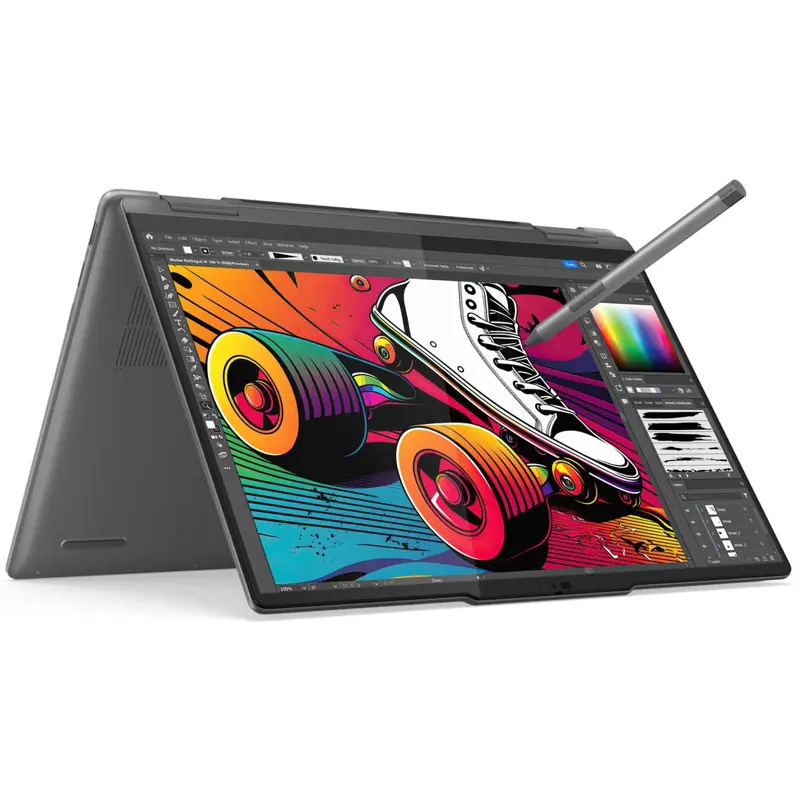 Ноутбук/ Lenovo Yoga 7 2-in-1 14IML9 14"(1920x1200 IPS)/ Touch/ Intel Core Ultra 5 125U(1.3Ghz)/ 16384Mb/ 1024SSDGb/ noDVD/ Int:Intel® Graphics/ Cam/ BT/ WiFi/ 71WHr/ war 1y/ 1.61kg/ storm grey/ noOS + 65W, Pen, RU (83DJ0097RK)