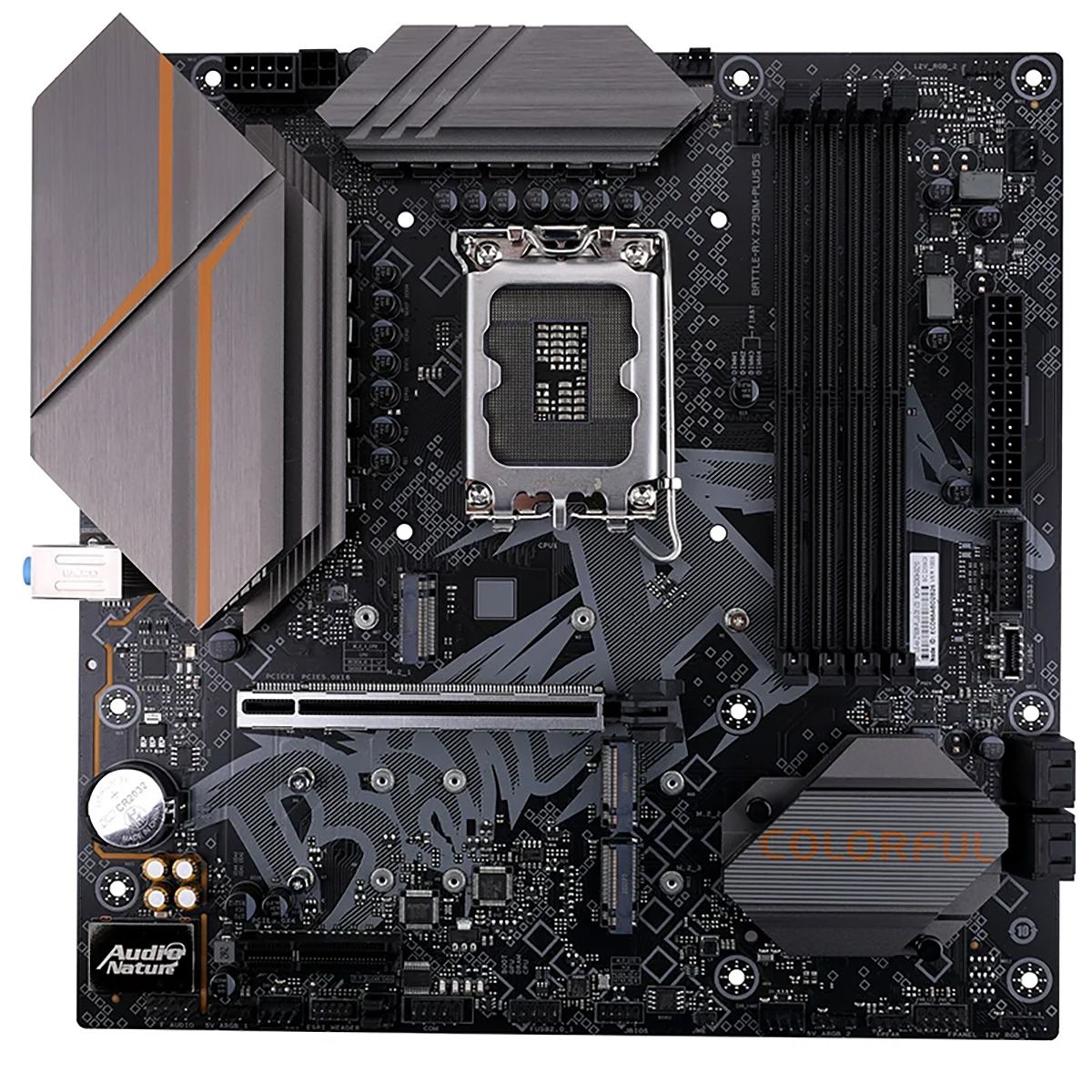 Материнская плата Colorful BATTLE-AX Z790M-PLUS D5 V20 Z790 LGA1700 mATX RTL