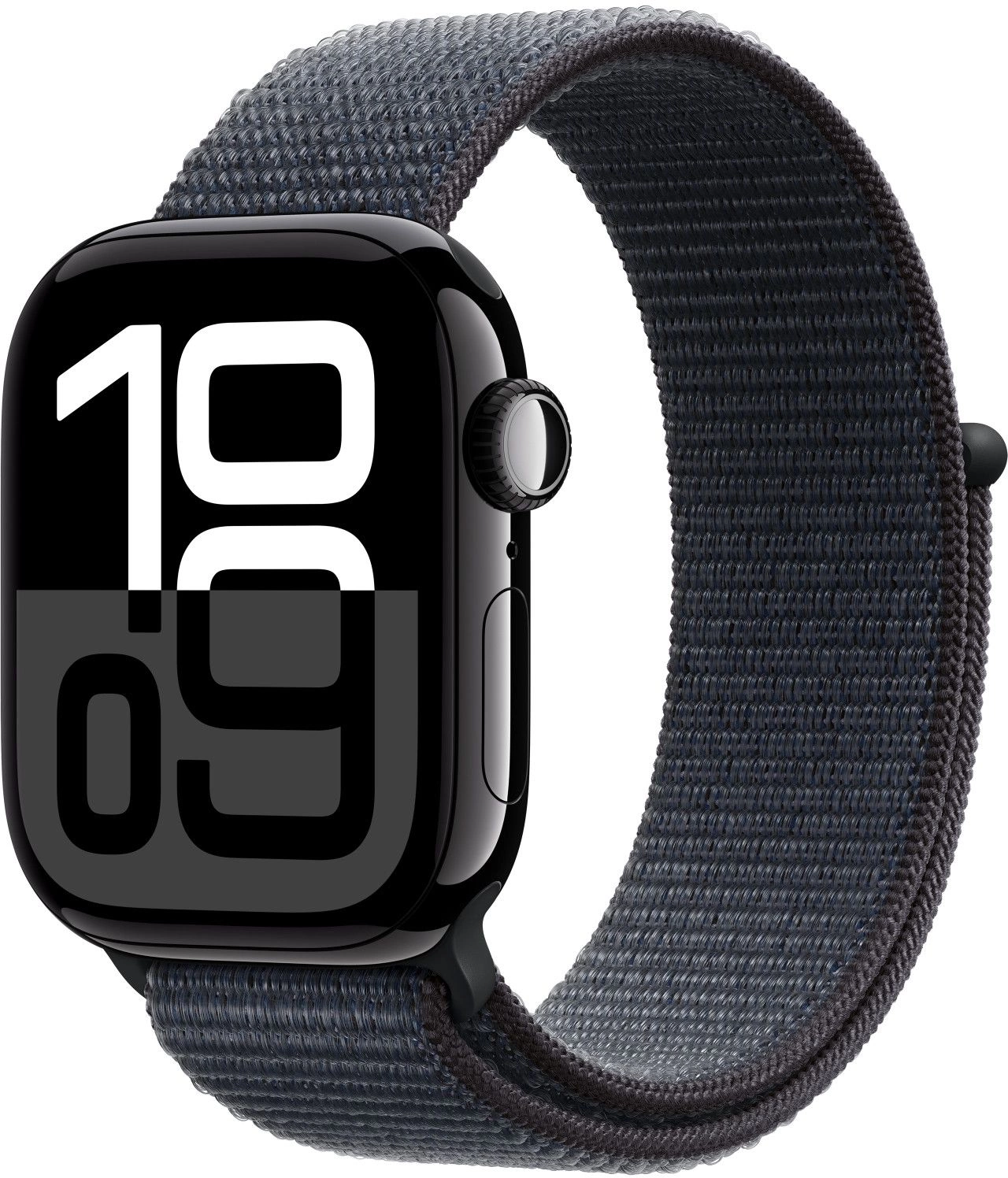 Смарт-часы Apple Watch Series 10 A2997 42мм OLED корп.черный Sport Loop рем.черный разм.брасл.:130-200мм (MWWG3LW/ A) (MWWG3LW/A)