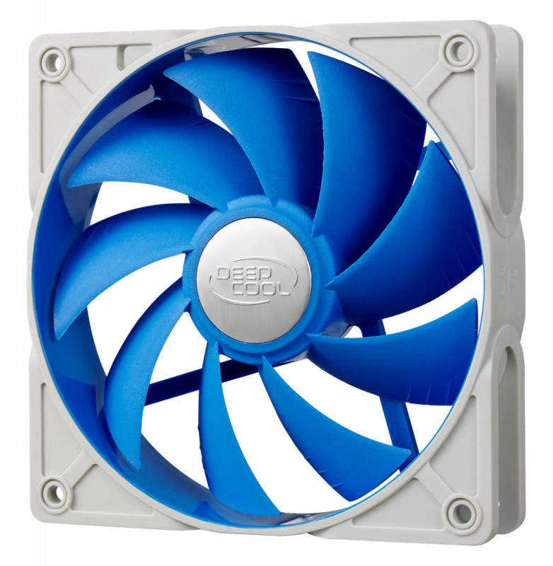 Вентилятор Deepcool UF120 120x120mm черный/ синий 4-pin 18-30dB 172gr Ret (DP-FUF-UF120)