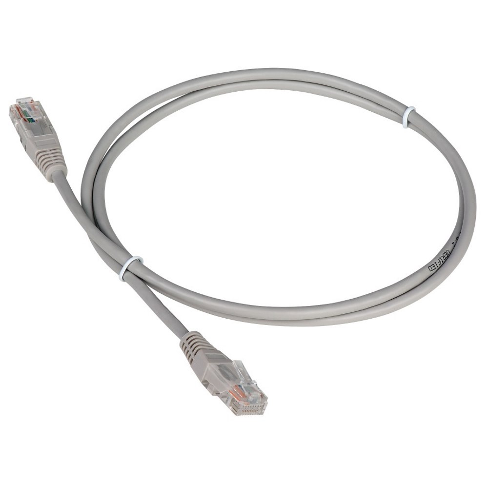 Картинка Патч-корд Lanmaster RJ-45 1 м (LAN-PC45/U5E-1.0-WH) 