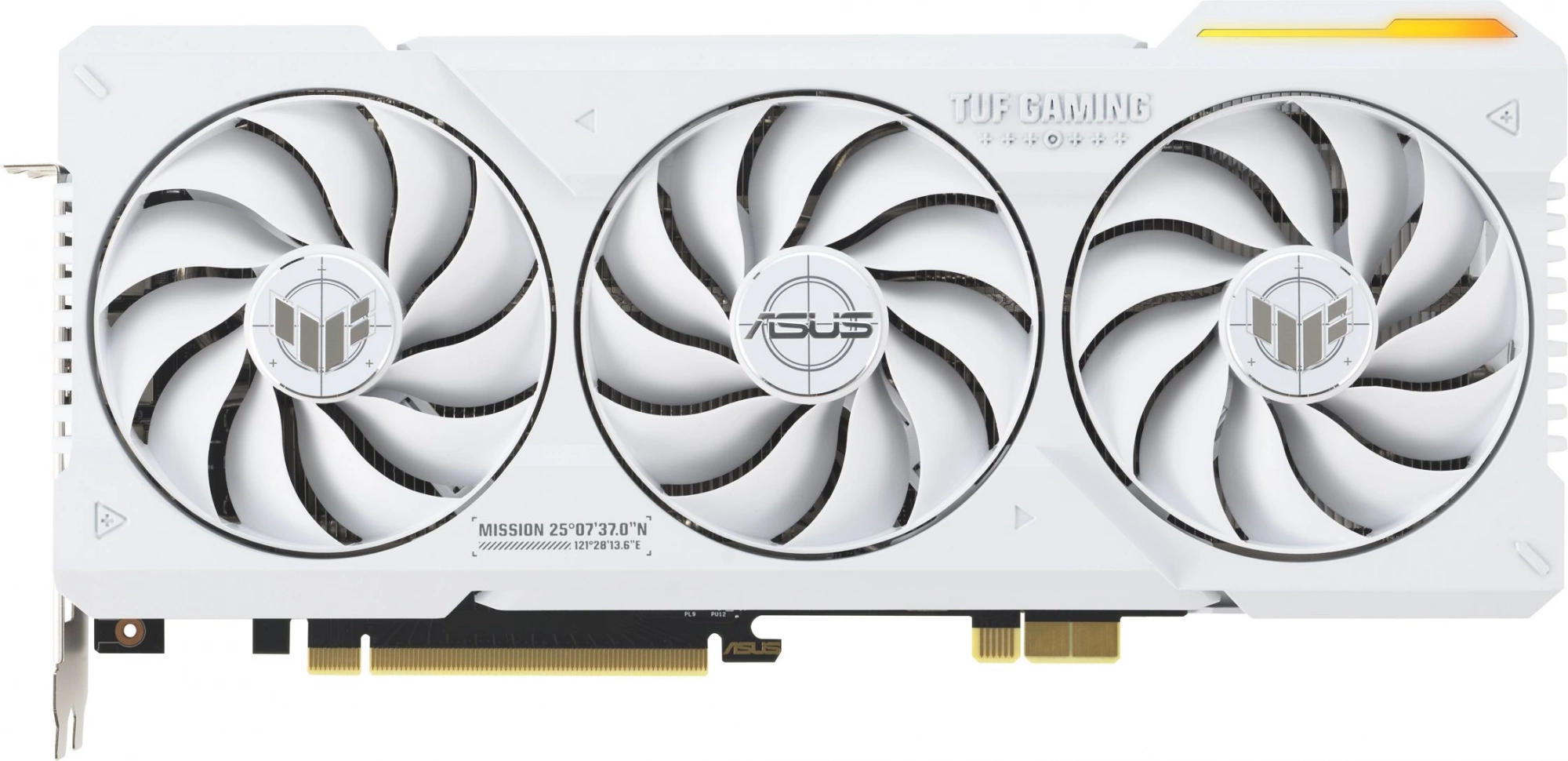 Видеокарта Asus PCI-E 4.0 TUF-RTX4070TIS-16G-BTF-WHITE NVIDIA GeForce RTX 4070TI Super 16Gb 256bit GDDR6X 2610/ 21000 HDMIx2 DPx3 HDCP Ret