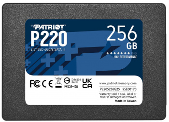 Накопитель SSD Patriot SATA-III 256GB P220S256G25 P220 2.5"