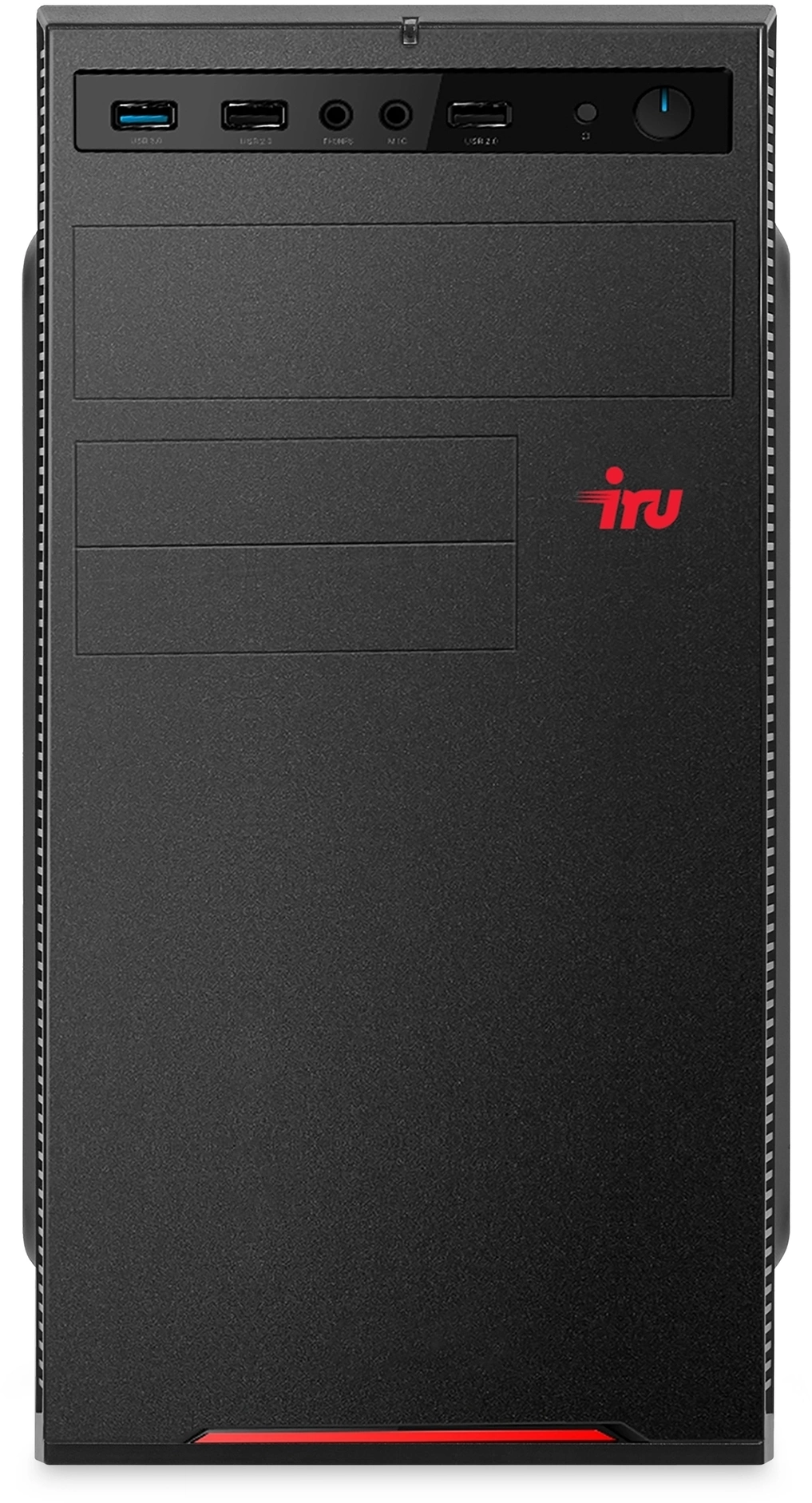 ПК IRU Corp 515 MT i5 10400 (2.9) 8Gb SSD256Gb UHDG 630 FreeDOS GbitEth 400W мышь клавиатура черный (2077490)