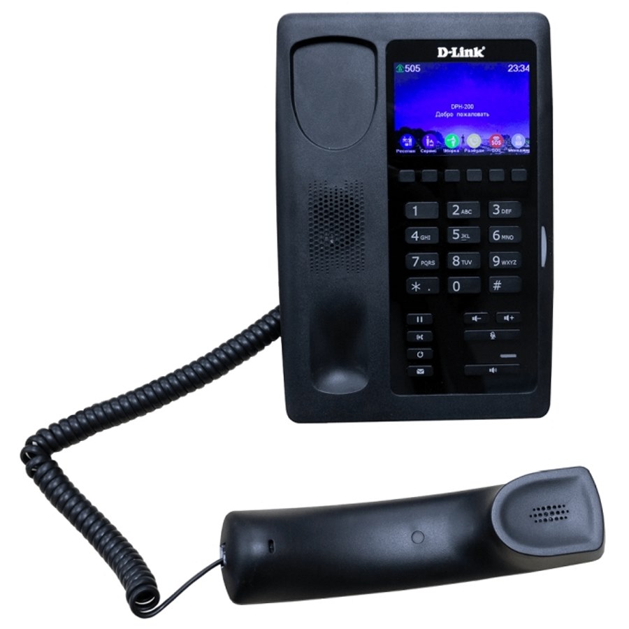 Картинка VoIP-телефон D-Link DPH-200SE/F1A (DPH-200SE/F1A) 