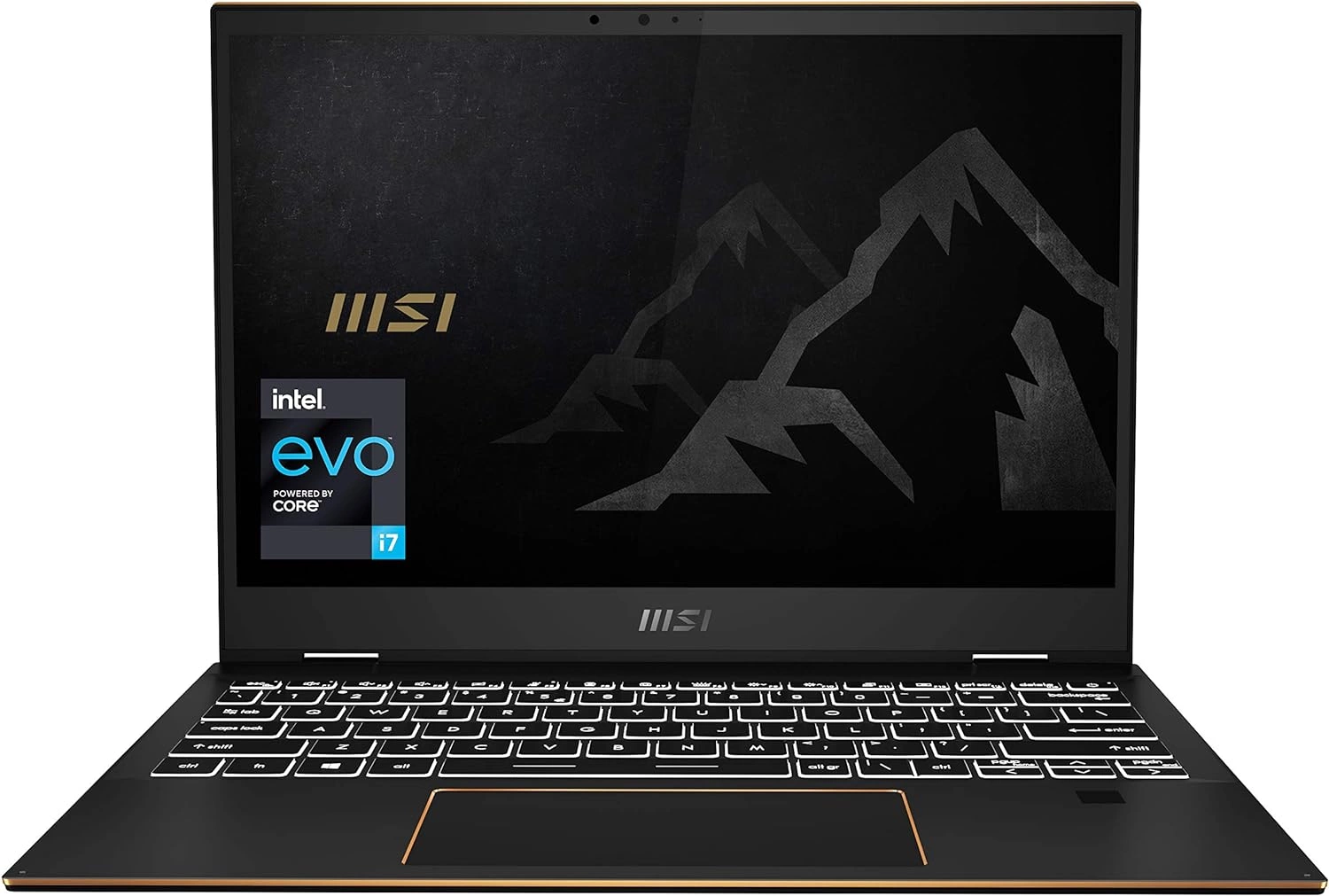 Ноутбук MSI Summit E13 Flip Evo A13MT-243US Core i7 1360P 16Gb SSD1Tb 13.4" IPS Touch FHD+ (1920x1200) Win11 black WiFi BT (9S7-13P311-243)