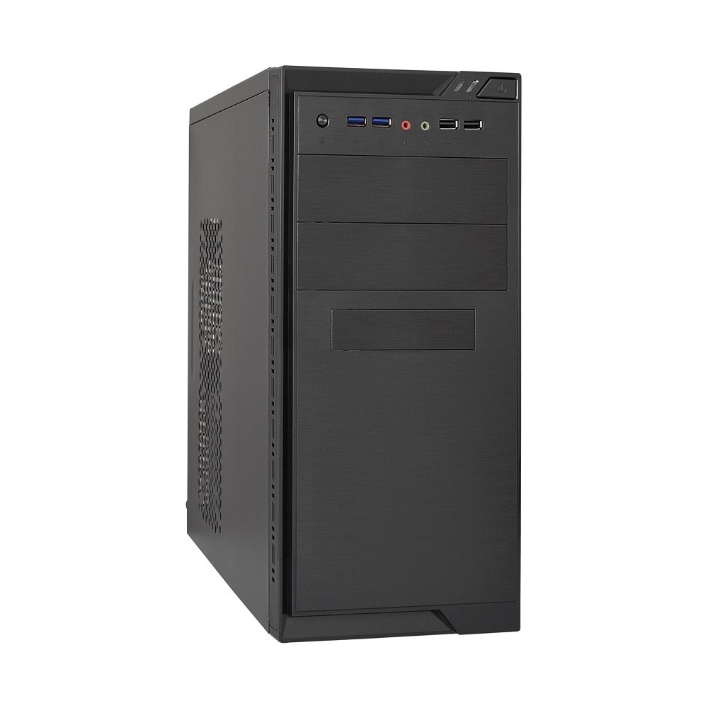 Exegate EX283234RUS Корпус Minitower ExeGate MA-372UX Black, mATX 2*USB+2*USB3.0, Audio