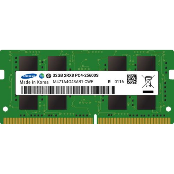 Память оперативная/ Samsung DDR4 32GB UNB SODIMM 3200, 1.2V (M471A4G43AB1-CWE)