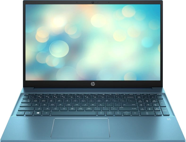 Ноутбук HP Pavilion 15-eh3048ci Ryzen 7 7730U 16Gb SSD512Gb AMD Radeon 15.6" IPS FHD DOS turquoise WiFi BT Cam (8F5H9EA)