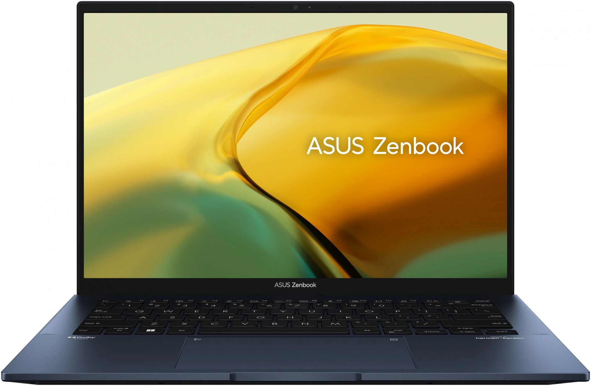 Ноутбук Asus Zenbook 14 UX3402VA-KP696 Core i5 13500H 16Gb SSD512Gb Intel Iris Xe graphics 14" IPS WQXGA (2560x1600) noOS blue WiFi BT Cam Bag (90NB10G1-M014W0)