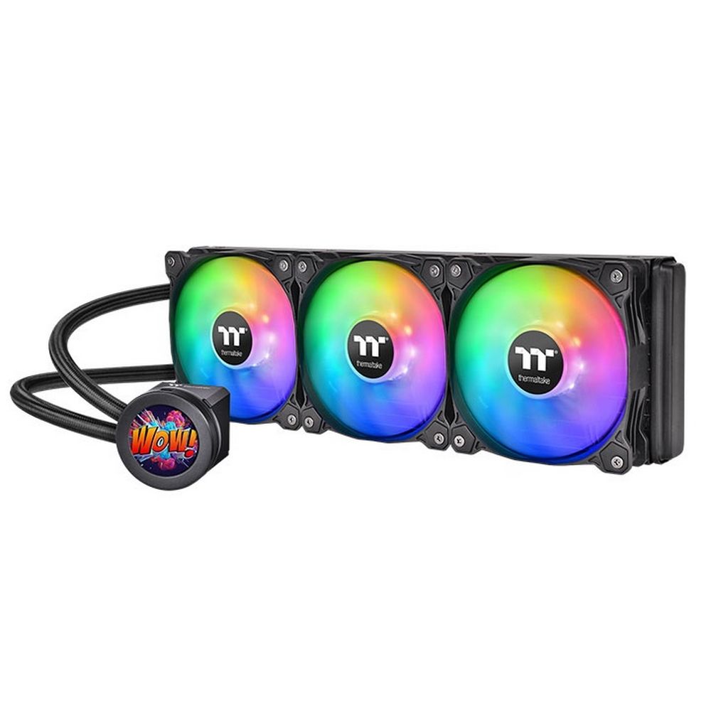 Жидкостная система охлаждения Thermaltake Floe Ultra 360 RGB/ All-In-One Liquid Cooling System/ Water Block 2.1inch LCD/ Fan 120*3 / PWM 500~1500rpm/ LED Software Control CWT (CL-W350-PL12SW-A)