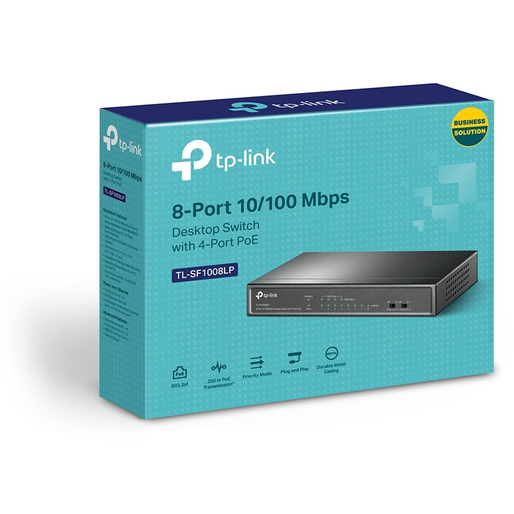 Картинка Коммутатор TP-Link TL-SF1008LP (TL-SF1008LP) 