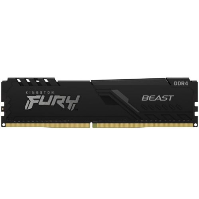 Модуль памяти Kingston FURY Beast Black DDR4 4GB 3200MHz CL16 DIMM 1RX8 1.35V 288-pin 4Gbit (KF432C16BB/4)