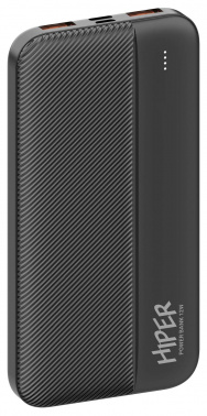 Мобильный аккумулятор Hiper SM10000 10000mAh 12W 2.4A USB-A черный (SM10000 BLACK)