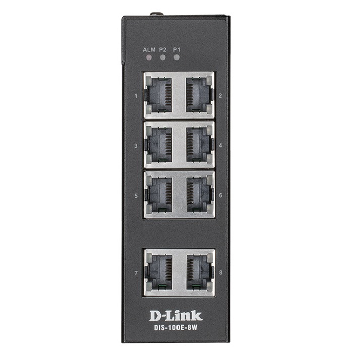 Картинка Коммутатор D-Link DIS-100E-8W/A1A (DIS-100E-8W/A1A) 