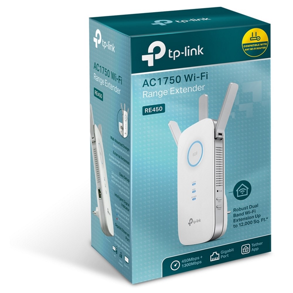 Картинка Репитер WiFi TP-Link RE450 (RE450) 