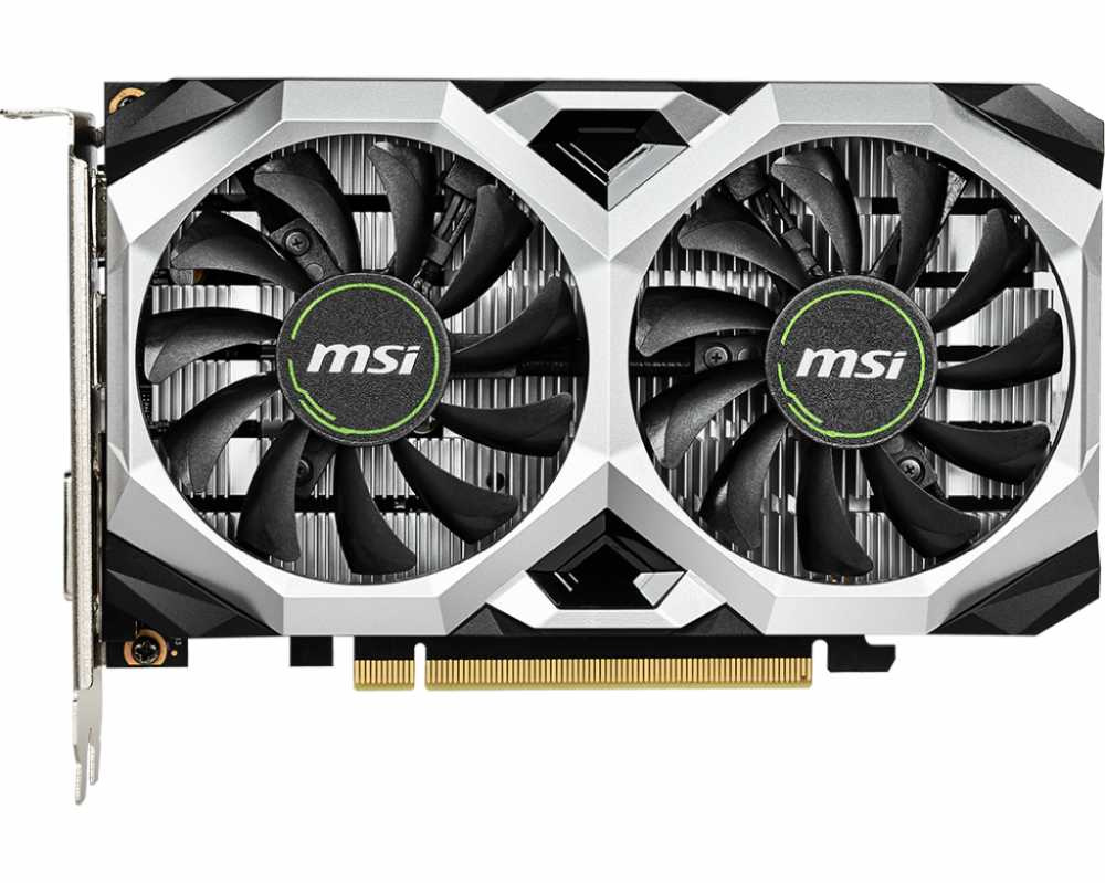 Видеокарта MSI PCI-E GTX 1650 VENTUS XS 4G NVIDIA GeForce GTX 1650 4Gb 128bit GDDR5 1485/8000 DVIx1 HDMIx1 DPx1 HDCP Ret