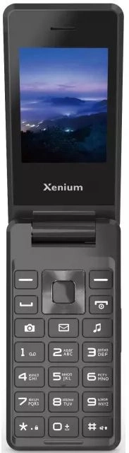 Мобильный телефон XENIUM X600 темно-серый моноблок 1.77" 128x160 Nucleus 0.3Mpix GSM900/ 1800 MP3 (CTX600DG/00)